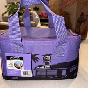 Trader Joe's Purple Mini Insulated Tote